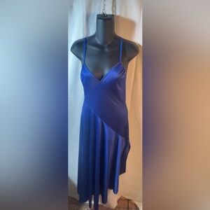 Vintage Sleek Blue dress slip,